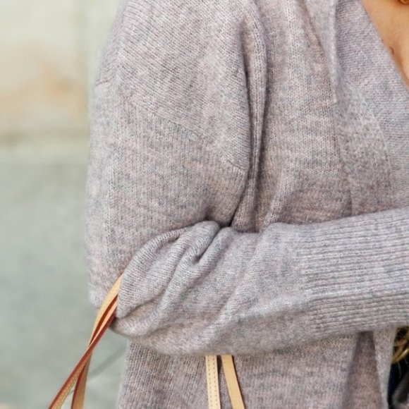 CHIC DOLLZ Hoodie Cardigan - Dusty Pink - Picture 6 of 6